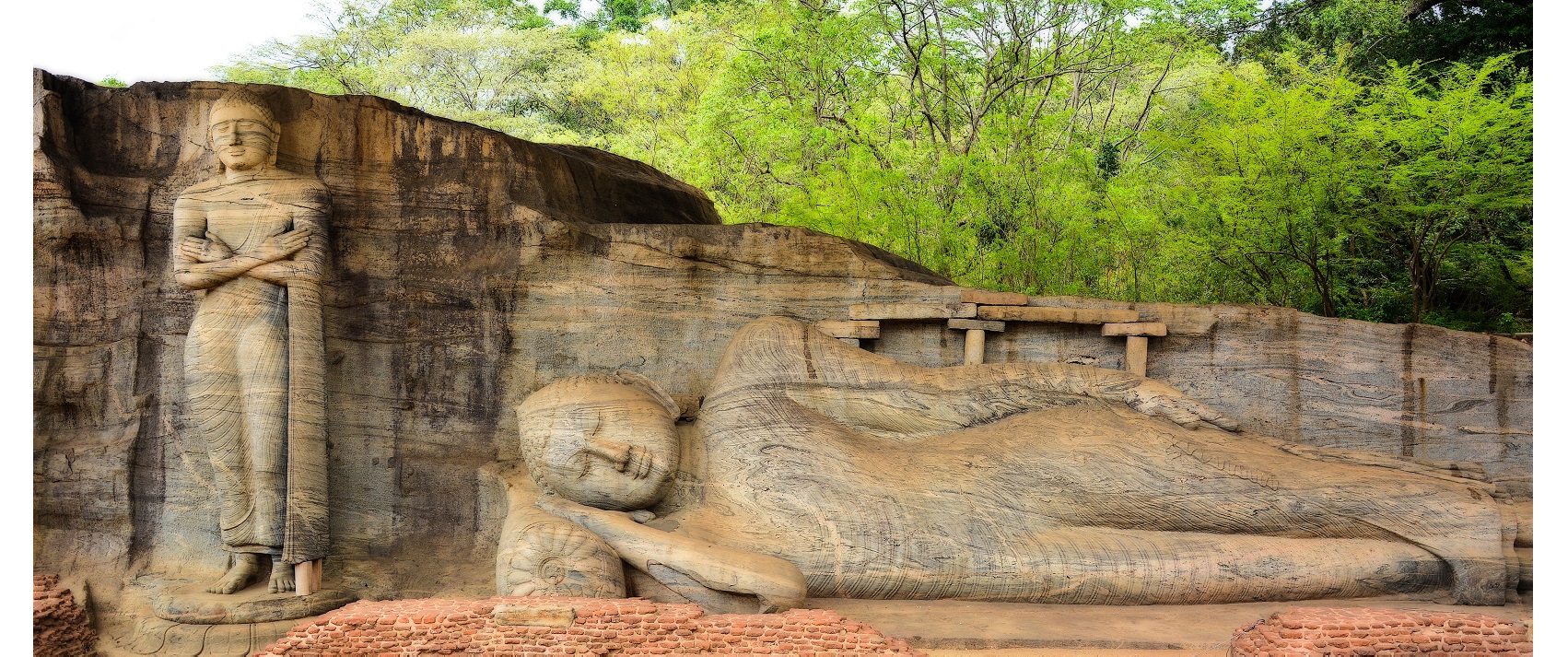 Polonnaruwa Gal Wiharaya, Sri Lanka